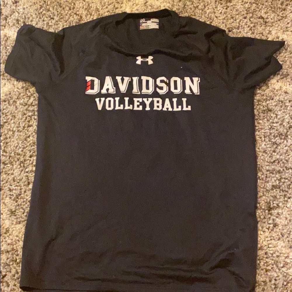 davidson vball tee shirt! dry fit